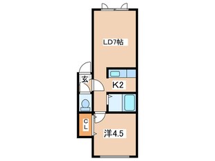 フォレスト栄　弐番館の物件間取画像